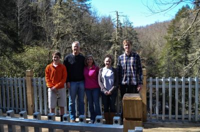  James, Kristina, Andrew, Brianna and Jacob
Met these niece folks at Connestee Falls, NC. Sure glad families still do things like this together.

Hope joining the CREW doesn't hurt your reputation.
