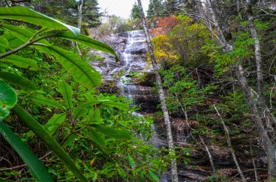 Big Falls
Mount Hardy Falls is measured at over 100 ft and even though it was a dry spell still had pretty good water.

This is a MST trail falls and is not hard to get to but, has some laurels and of course slick rocks.
