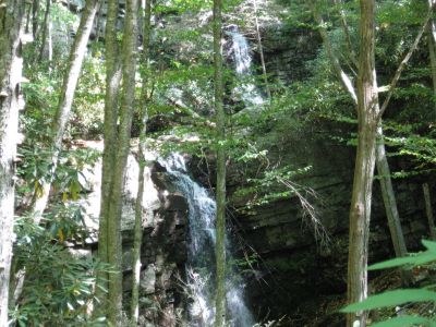 Gentry Falls
Double waterfalls in Johnson County TN.
A moderate two mile, one way, hike.
