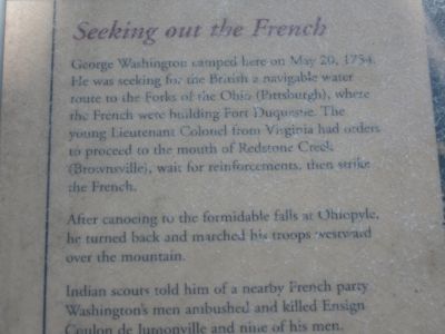 George Washington
Washington's campaign as a British officer.

