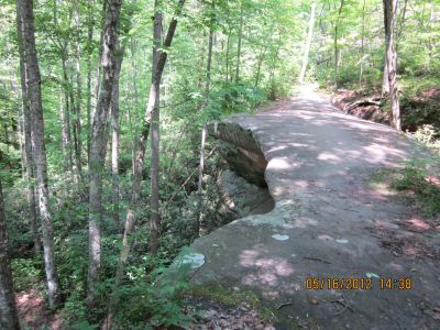 Natural Sidewalk
The best part of the half mile trail is the sidewalk provided by the Arch itself.
