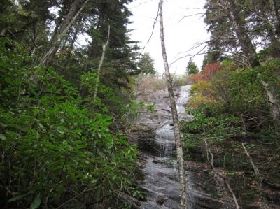 Big Falls
Mount Hardy Falls is measured at over 100 ft and even though it was a dry spell still had pretty good water.

This is a MST trail falls and is not hard to get to but, has some laurels and of course slick rocks.
