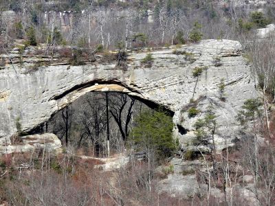 Arch
See Tennessee Landforms on our link. 
Again, I never saw one of these at Sea so, it must be odd stuff.

