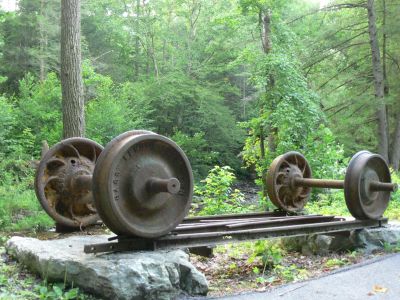 Yesterday's Train
Wheel from an old narrow gauge logging train now resting in Paint Creek Park, near Greeneville, TN.
