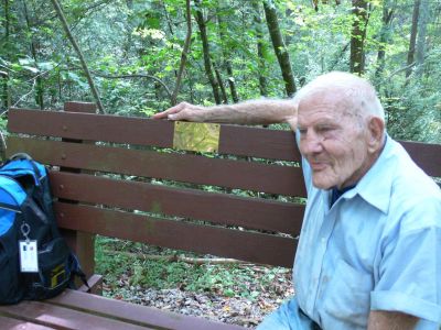 Doug Hale
On 6 June, 1944 Doug Hale stood up. He stood up when he drove his landing craft ashore, delivering young men who will never grow old.

He stated he bent over to release the "Dogs" that held the ramp and missed a bullet that struck right behind him

He hasn't quit, still maintains his half of Guest River Railtrail at Coeburn, Va.

DOUG HALE, STAND UP! Now Doug take a bow........and thanks Doug.
