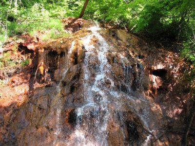 Red Waterfalls
Located along The Great Allegheny Passage Rail Trail.
