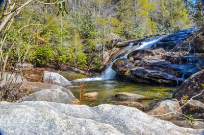 Wintergreen Falls
Located in Beautiful DuPont Forest State Park
The park has no fewer than eight waterfalls, most with excellent trails.
